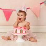 קייקסמאש עם עוגה מבצק סוכר לילדת יום הולדת